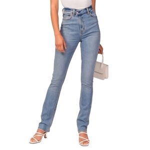 Abercrombie & Fitch 90s Slim Straight Ultra High Rise Denim Jeans